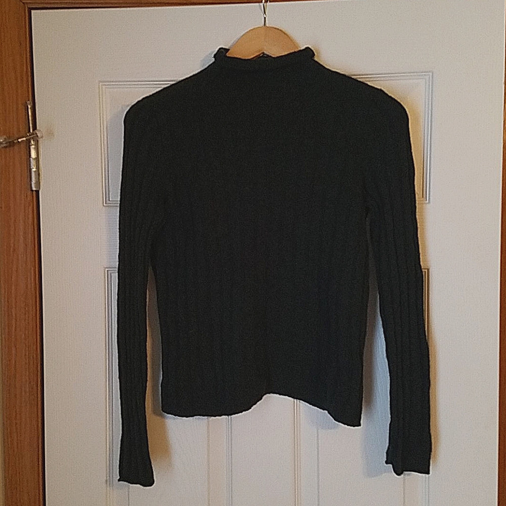 S Madewell sweater Alpaca Wool Blend Forest Green